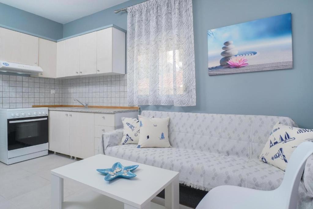 Golden Beach Maisonettes Villa Chrysi Ammoudia Bagian luar foto
