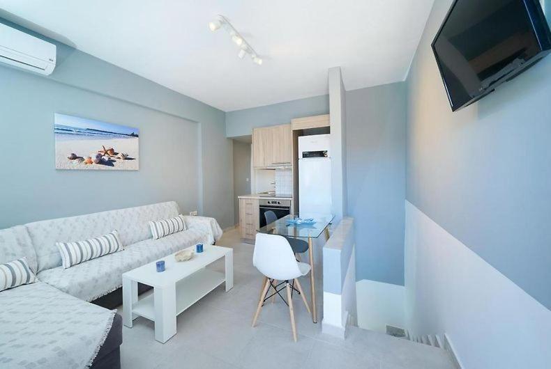 Golden Beach Maisonettes Villa Chrysi Ammoudia Bagian luar foto